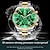 preiswerte Quarz-Uhren-olevs uhr für männer mode luxus klassische quarz armbanduhren sport wasserdichte taucher edelstahl herrenuhren 2870