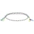 cheap Wearable Accessories-21 Pcs New Simple and Safe Buckle Four Strand Colorful Hand Rope Amusement Thread Bracelet Handwoven Red Rope Bracelet