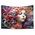 abordables art tentures-Graffiti femme suspendue tapisserie mur art grande tapisserie murale décor photographie toile de fond couverture rideau maison chambre salon décoration