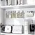 levne koupelnový organizér-1ks nástěnná úložná police na make-up, úložný stojan na koupelnovou kosmetiku a produkty péče o pleť, sklad vodní emulze, předměty pro dekoraci místností