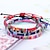 cheap Photobooth Props-Random 5 Pcs Hot Selling Nepalese Style Cotton And Linen Woven Fabric Rainbow Ankle Chain Versatile And Colorful Activity Ankle Rope