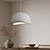 levne Design bubnu a kuželu-led závěsná lampa pryskyřice 30cm kreativní stínidlo průmyslové kovové stropní svítidla kreativní barový styl atmosféra lustr pro obývací pokoj, kuchyňský ostrůvek, ložnici 85-265v