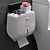billiga Badrumsprylar-1st toalettpappershållare, dubbellagers förvaringslåda med stor kapacitet för vävnad, väggmonterad toalettpappersautomat, vattentät papperslåda, badrumstillbehör