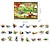 cheap Building Toys-Advent Calendar Blind Box Festival 24 Countdown Surprise Blind Box Insect Combination Set For Children&#039;s Puzzle Assembly Small Particle Building Block Toys