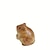 זול מתנות-1 pc חמוד עץ קישוט עכבר קטן, עיצוב הבית רטרו מיני בעבודת יד פסלוני עכבר קטנים פסלי עץ גילוף גילוף קישוט תה חיית המחמד צעצוע יד עבור מדף ספרים נוף אזוב