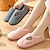cheap Women&#039;s Slippers &amp; Flip-Flops-Women&#039;s Slippers Fuzzy Slippers Fluffy Slippers House Slippers Home Daily Indoor Solid Color Fleece Lined Winter Flat Heel Round Toe Plush Casual Comfort Cotton Loafer Yellow Pink Purple