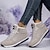 cheap Snow &amp; Winter Boots-Women&#039;s Sneakers Boots Snow Boots Plus Size Comfort Shoes Outdoor Work Daily Solid Color Winter Flat Heel Round Toe Fashion Sporty Classic Running Walking Faux Suede Lace-up Black Blue Light Grey