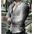 billiga grafiska skjortor för män-Herr Skjorta Grafisk skjorta Geometrisk Nedvikt Svart Blå Brun Grön 3D-tryck Dagligen Helgdag Långärmad 3D-utskrift Button-Down Kläder Mode Designer Ledigt Andningsfunktion