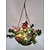 cheap Christmas Lights-Christmas Hanging Basket Wreath Rhythm Flash Holiday Lights Decorations Christmas Wreath Pendants