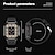 abordables Relojes inteligentes-696 DK66 Reloj inteligente 1.95 pulgada Smartwatch Reloj elegante Bluetooth Monitoreo de temperatura Podómetro Recordatorio de Llamadas Compatible con Android iOS Mujer Hombre Llamadas con Manos