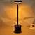 halpa Pöytävalaisimet-led metallikosketus 3-värinen ladattava langaton pöytälamppu makuuhuoneen yöpöytälamppu minimalistinen moderni tunnelma pöytälamppu usb-lataus