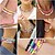 preiswerte Perlenherstellungsset-5000-teiliges Tonperlen-Armband-Herstellungsset für Mädchen, Freundschafts-Tonperlen für Armbänder, gelb-orangefarbene weiße Perlen, Buchstaben-Goldperlen für das Schmuckherstellungs-Set