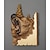 levne dřevěné nástěnné cedule-1ks ruční řezbářství zvířat, závěsná socha, dřevěný mýval medvěd jelen ručně malovaná dekorace, pro domácí obývací pokoj