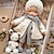 abordables Poupées-Nouvelle poupée en coton, poupée d&#039;artiste, poupée interchangeable faite à la main, emballage de boîte cadeau à faire soi-même