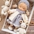 Χαμηλού Κόστους Κούκλες-Βαμβακερή κούκλα Waldorf κούκλα καλλιτέχνη χειροποίητο κουτί δώρου αντίχειρα φεστιβάλ