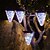 お買い得  経路ライト＆ランタン-ソーラー中庭ライト LED ライトストリング円錐形屋外防水バルコニー庭の装飾風景ライトハンギングライトツリーライト 1 ピース