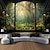 cheap Landscape Tapestry-Window View Forest Hanging Tapestry Wall Art Large Tapestry Mural Decor Photograph Backdrop Blanket Curtain Home Bedroom Living Room Decoration