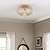 זול אורות תקרה-30 cm עיצוב עיגול / עגול נורות תקרה מתכת סגנון אמנותי סגנון פורמלי סגנון וינטג&#039; וינטאג&#039; קאנטרי 110-120V 220-240V