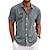 cheap Men&#039;s Hawaiian Shirt-Men&#039;s Shirt Summer Hawaiian Shirt Striped GraphicGeometry Turndown B H I L R Outdoor Street Short Sleeves Print Clothing Apparel Fashion Streetwear Designer Casual