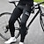 billige Shorts, tights og bukser for menn-wosawe høst og vinter sykkelbukser for menn stretch reflekterende trange bukser vindtette, varme polstrede sykkelbukser
