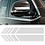 baratos Adesivos para automóveis-2 pares de adesivo de vinil para espelho retrovisor lateral do carro, decalque gráfico diy
