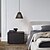 abordables Diseño de Tambor y Cono-Lámpara colgante LED para isla de cocina, iluminación colgante ajustable para isla de cocina, lámpara LED de oro negro para comedor, dormitorio, mini focos colgantes (1 paquete) 110-240 V