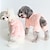 abordables Pijama-Perros Gatos Chaleco Moda Estilo lindo Invierno Suave Lavable Cómodo Exterior Casual Diario Ropa para perros for Bichón Frisé Caniche Pomerania Animal doméstico del bebé Mariposa
