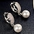 cheap Earrings-Women&#039;s Stud Earrings Drop Earrings Hoop Earrings Retro Drop Vintage Cute Stylish Luxury Elegant Imitation Pearl Earrings Jewelry Silver For Wedding Party Daily Holiday Festival 1 Pair
