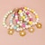 billiga Hundhalsband, selen och koppel-liten daisy halsband smycken pärlstav färgglada håriga tillbehör handgjorda justering metall utomhus
