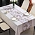 זול מפות שולחן-מפת שולחן עמידה למים pvc עמיד לשמן כיסוי שולחן מבד מלבן למסיבה, אוכל משפחתי, מעכב