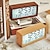 economico Radiosveglie e Orologi-orologio creativo in legno orologio digitale per temperatura e umidità luce notturna orologio da testata lcd sveglia in legno a grande schermo con funzione snooze