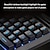 tanie Klawiatury-jednoręczna mechaniczna klawiatura do gier z podświetleniem RGB, przenośna mini klawiatura do gier