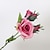 billige Kunstige blomster og vaser-1 haug 5 hoder kunstige silke roseblomster, falske blomsterbukett lang stilk rose DIY hjemmefest bryllupsdekorasjoner