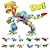levne Stavební hračky-chlapecká stavebnice 24 dinosaurů slepá krabička dětská kutilská puzzle scéna kombinace montážní hračka dárek