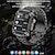 abordables Montres connectées-Z85 MAX Montre intelligente 2.04 pouce Smartwatch Montre Connectée Bluetooth Podomètre Rappel d&#039;Appel Moniteur d&#039;Activité Compatible avec Android iOS Femme Hommes Longue Veille Mode Mains-Libres