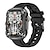 levne Chytré hodinky-Z85 MAX Chytré hodinky 2.04 inch Inteligentní hodinky Bluetooth Krokoměr Záznamník hovorů Sledování aktivity Kompatibilní s Android iOS Dámské Muži Dlouhá životnost na nabití Hands free hovory