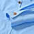preiswerte Sets-4 Stück kinderkleidung Jungen Anzug &amp; Blazer Outfit Feste Farbe Langarm Taste Baumwolle Set Formal Modisch Frühling Herbst 7-13 Jahre Himmelblau