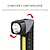 お買い得  作業灯-新しい多機能90度角度ポータブル懐中電灯USB充電マグネットワークライトパワーディスプレイ付き