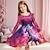 Недорогие 3d платья для девочек-Платье с 3D рюшами и 3D единорогом для девочек, с длинными рукавами, с 3D принтом, осень-зима, виды спорта &amp; Милое повседневное красивое повседневное платье для детей от 3 до 12 лет на открытом