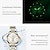 tanie Zegarki mechaniczne-OLEVS Damskie zegarek mechaniczny Luksusowy Moda Biznes Zegarek na rękę Szkielet Nakręcanie automatyczne Świecący Kalendarz Stop Zobacz