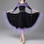 cheap Ballroom Dancewear-Ballroom Dance Dress Splicing Women&#039;s Performance Daily Wear 3/4 Length Sleeve Crystal Cotton