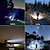 abordables Luces de trabajo-Linterna con foco recargable, foco ultrabrillante de 200000 lúmenes con soporte con 3 modos principales y 4 filtros de color, foco LED portátil para exteriores, cable USB incluido, apto para