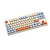 preiswerte Tastaturen-Dual-Modus-Bluetooth / USB Mechanische Tastatur Ergonomisch Multi farbige Hintergrundbeleuchtung Tastatur mit Eingebaute Li-Batterie angetrieben 87 Schlüssel
