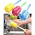 cheap Kitchen Utensils &amp; Gadgets-4pc，Kitchen Cleaning Tool Sponge Brush For Wineglass Bottle Coffee Tea Glass Random Color.