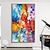 billige Abstrakte malerier-oliemaleri 100% håndmalet oliemaleri håndlavet vægkunst abstrakt maleri originalt maleri håndmalet farverig lærredskunst vægkunstmaleri indretning rullet lærred uden ramme ustrakt