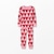 preiswerte 3D-Pyjama für Mädchen-Mädchen 3D Herz Schlafanzug Set Langarm 3D-Druck Herbst Winter Aktiv Modisch Kuschelig Polyester kinderkleidung 3-12 Jahre Rundhalsausschnitt Heim Normal Innen Regular Fit