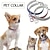 preiswerte Halsbänder, Geschirre und Leinen für Hunde-Funkelnde herzförmige Haustierhalskette mit Liebe – das perfekte Accessoire für Ihren pelzigen Freund!