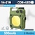 cheap Work Lights-LED Keychain Flashlight, Cob Keychain Work Light, Portable Mini Rechargeable, 6 Lighting Modes Flashlight With Magnet Base For Night Camping, Emergency Repair, Dog Walking