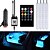 economico Luci d&#039;ambiente interne-Strisce luminose a LED per auto 4 in 1 con telecomando Luci colorate per interni auto rgb