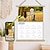 cheap Posters with Hangers-Custom 2024 Calendar Wall Art Canvas Custom Calendar 2024, Personalized Calendar